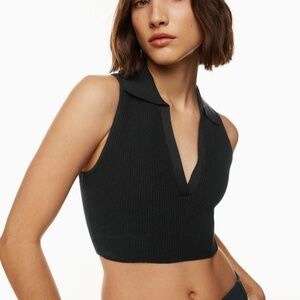 Aritzia Babaton Sculpt Knit Polo